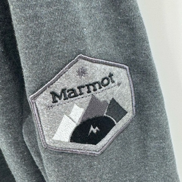 Marmot Full Zip Embroidery Jacket/ Hoodie with Marmot Patch - Picture 7 of 8